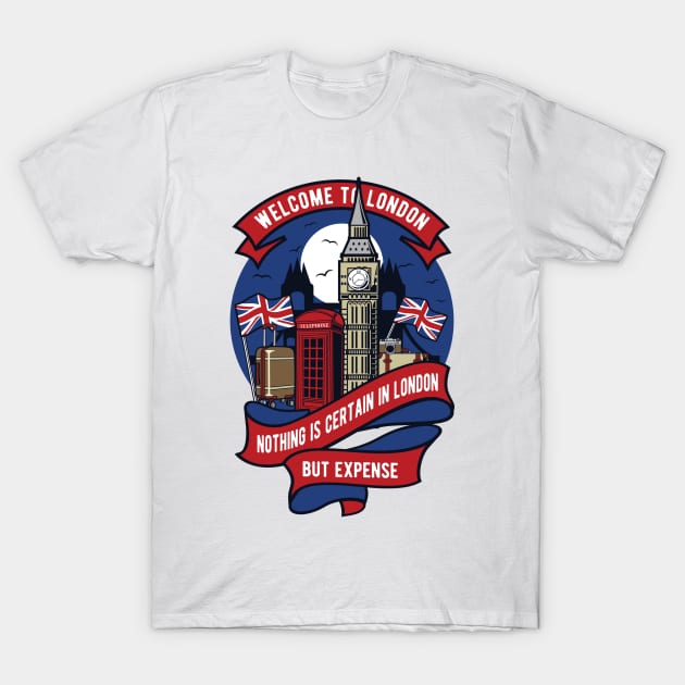 Welcome to London T-Shirt by ShirtyLife